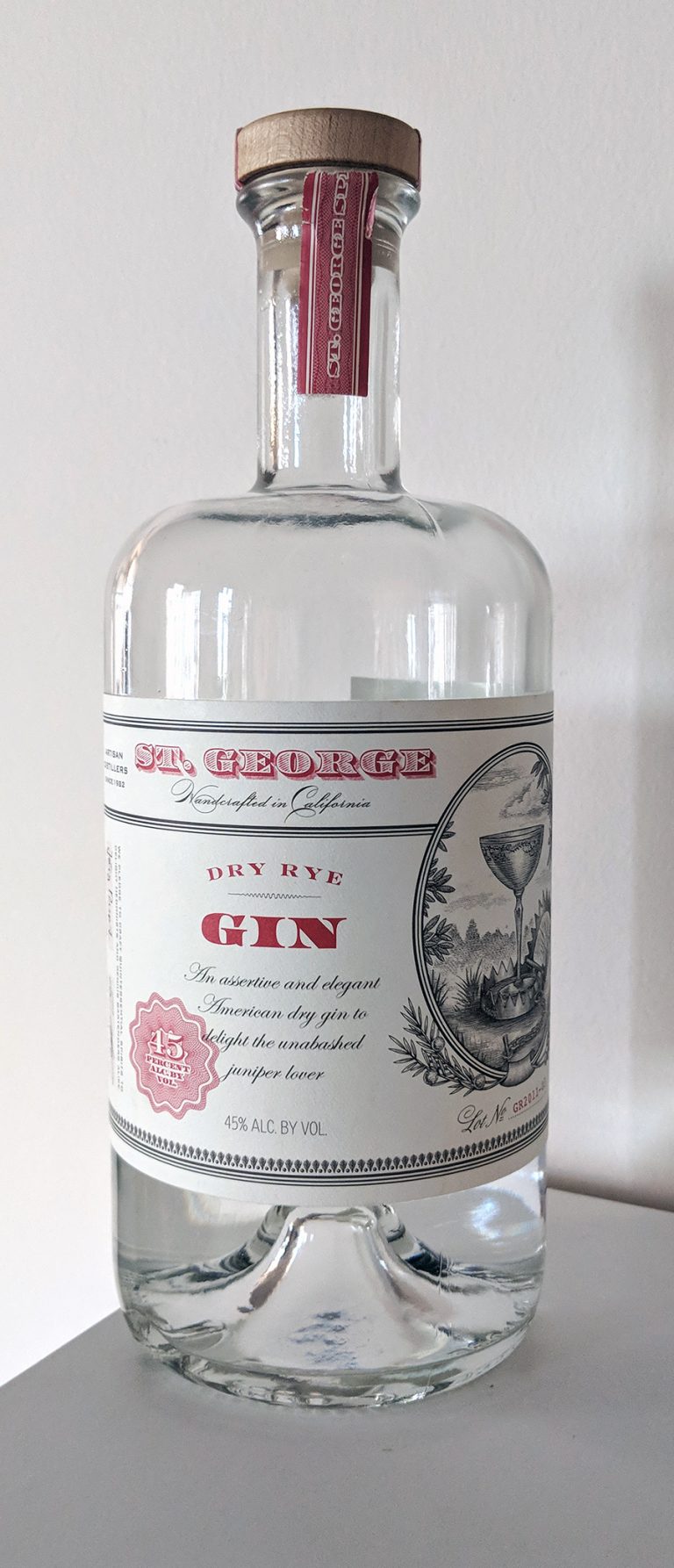 Dry Rye Gin from St. Spirits Review and Rating the GIN is IN