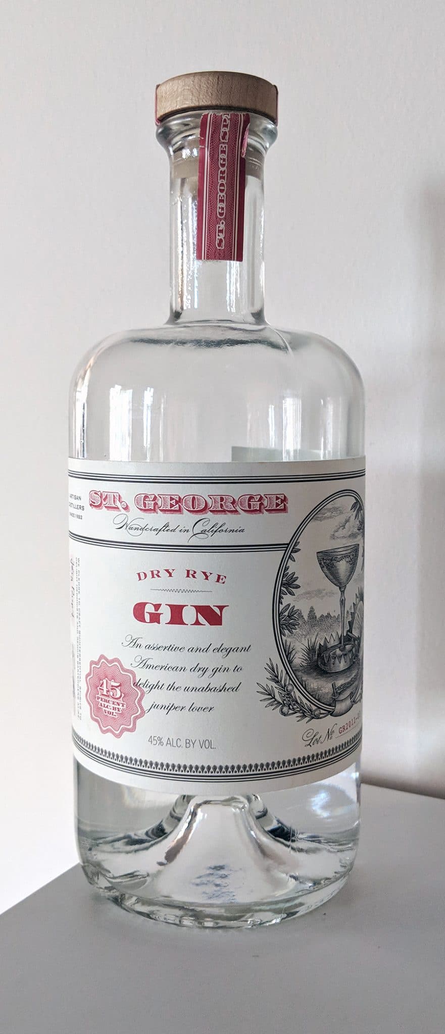 Dry Rye Gin from St. Spirits Review and Rating the GIN is IN