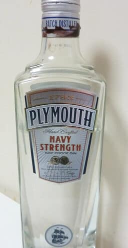 Plymouth Navy Strength Gin Bottle