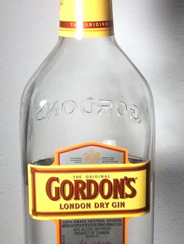 gordon's gin -bottle