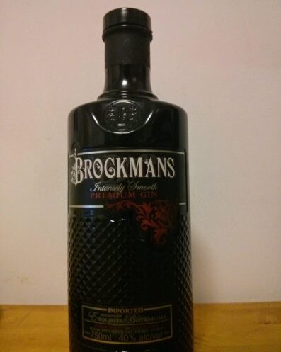 brockman's gin bottle