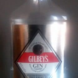 Gilbeys Gin Bottle