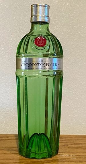 Tanqueray No. 10 gin Bottle