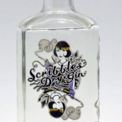 Scribbles Dry Gin Bottle