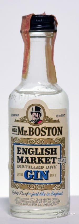 Old Mr. Boston English Market Gin