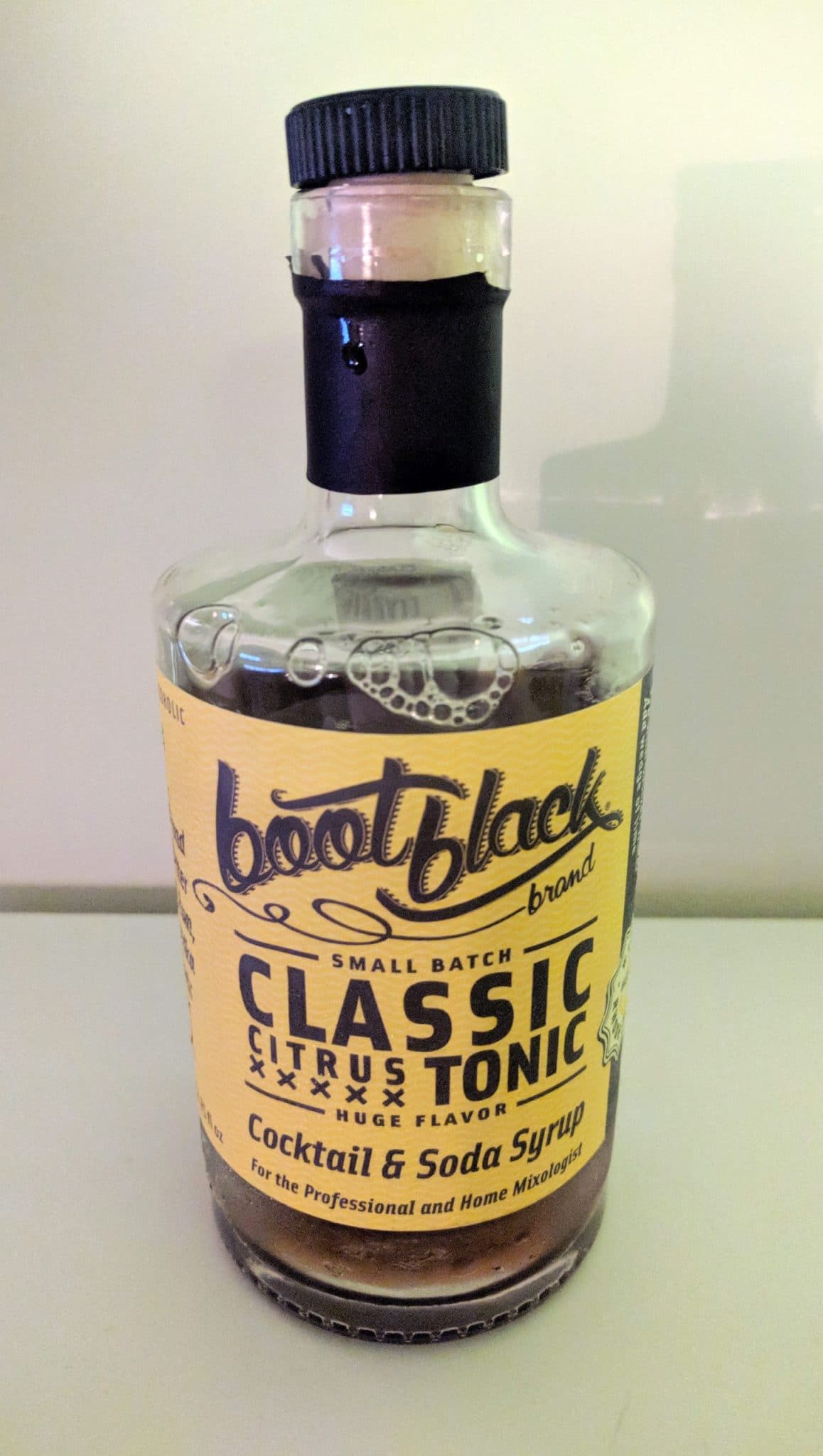 Bootblack Brand Classic Citrus Tonic Tonic Water Review and Tasting Notes