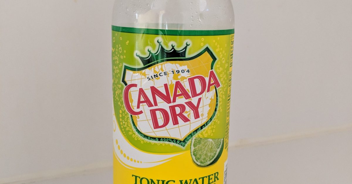 Canada Dry Tonic Water with a twist of Lime Tonic Water Review and
