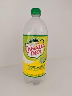 Canada Dry Tonic water with a twist of Lime