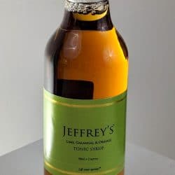 Jeffrey's Lime, Galangal and Orange Tonic Syrup