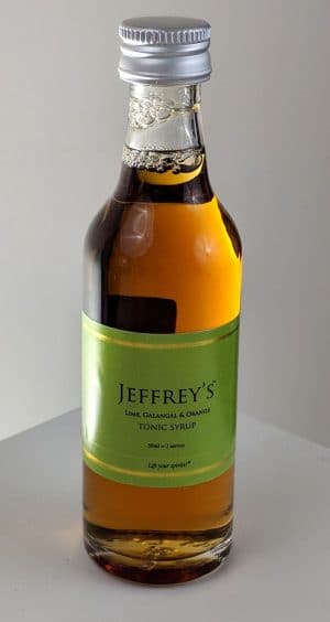 Jeffrey's Lime, Galangal and Orange Tonic Syrup