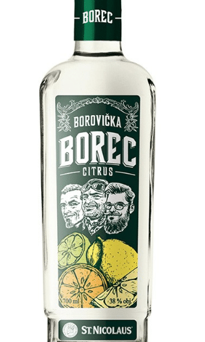 Borec Borovička Citrus