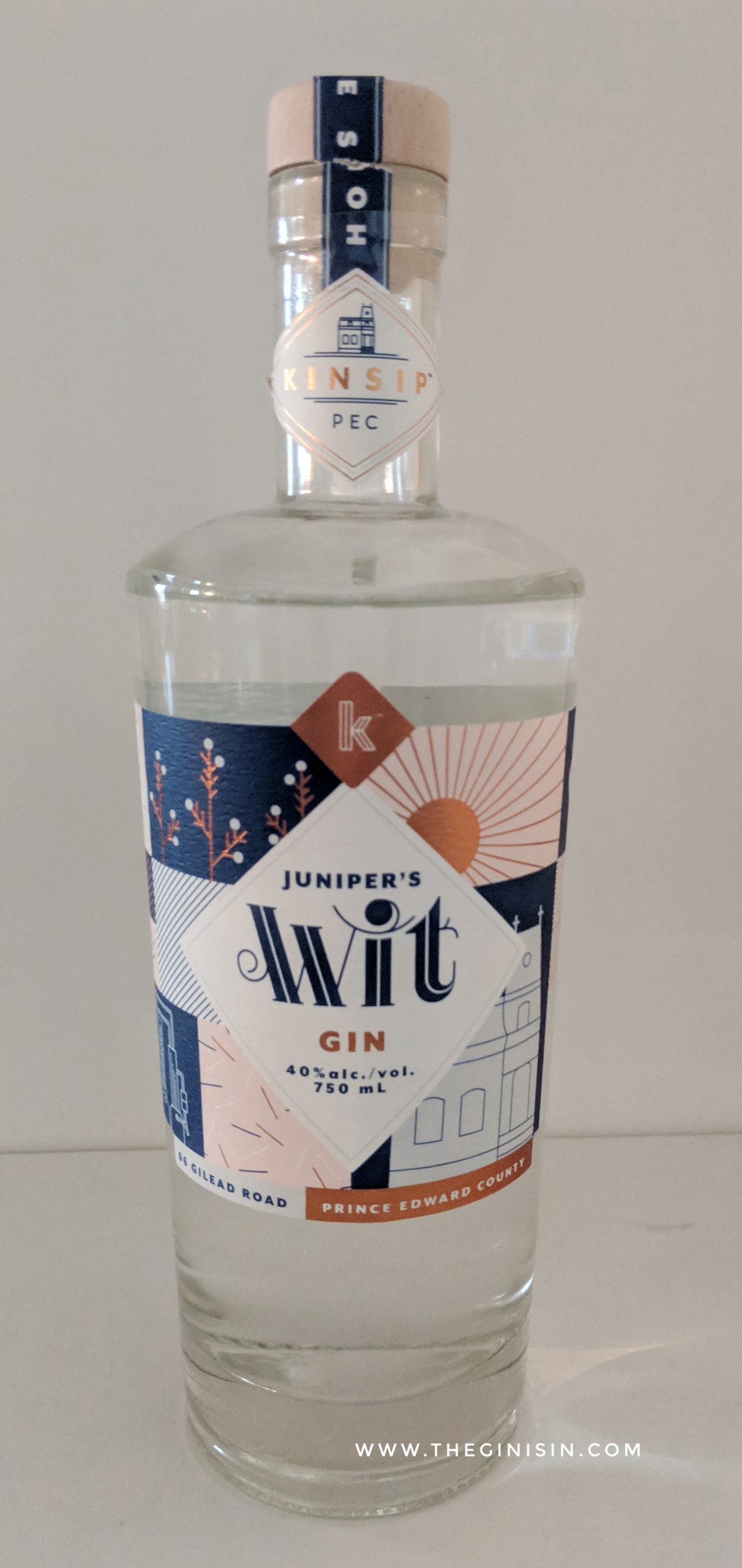 Juniper's Wit Gin Expert Gin Review and Tasting Notes