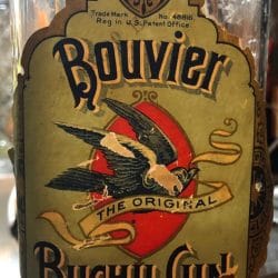 Dr. C. Bouvier's Buchu Gin, Bottle Front