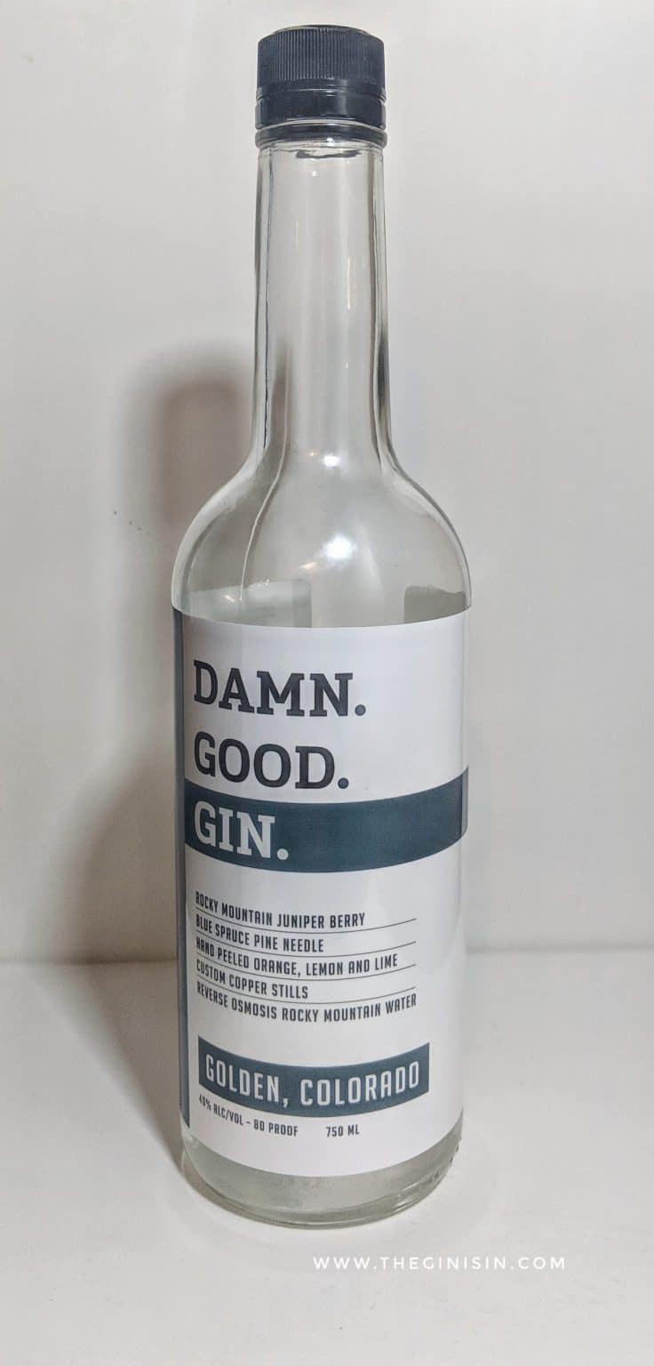 Damn Good Gin Expert Gin Review and Tasting Notes
