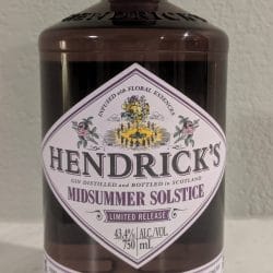 Hendricks Midsummer solstice bottle