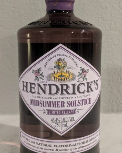 Hendricks Midsummer solstice bottle