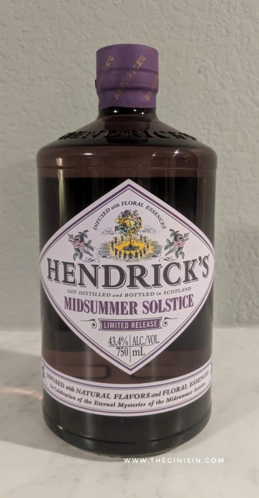 Hendricks Midsummer solstice bottle