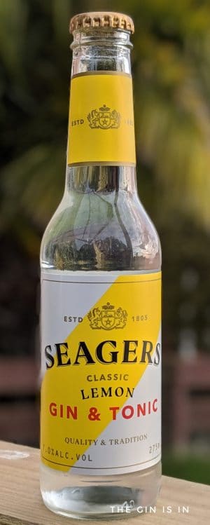 Seager's Classic Lemon Gin and Tonic