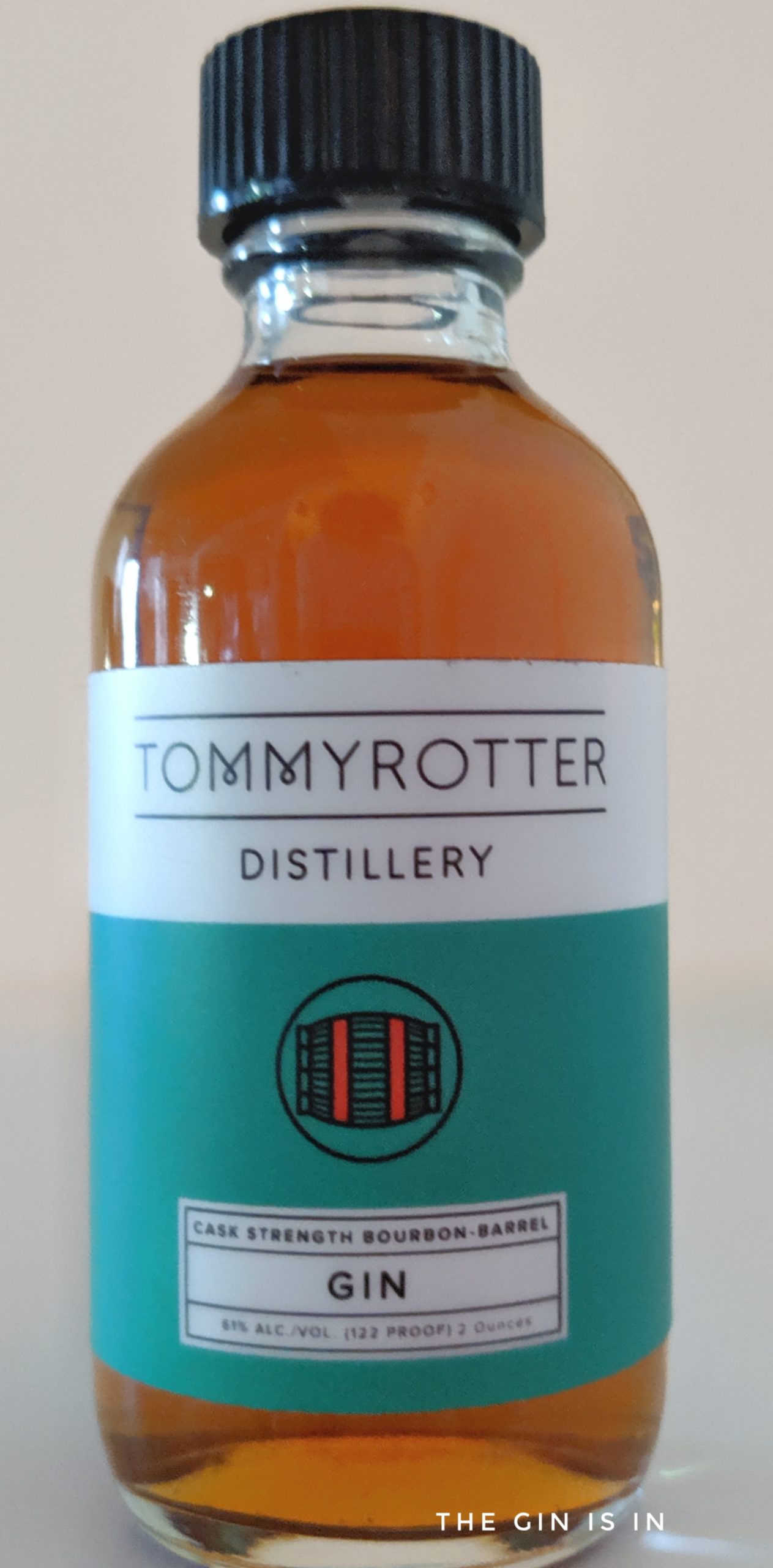 Tommyrotter Distillery Cask Strength Bourbon Barrel Gin Expert Gin Review And Tasting Notes 