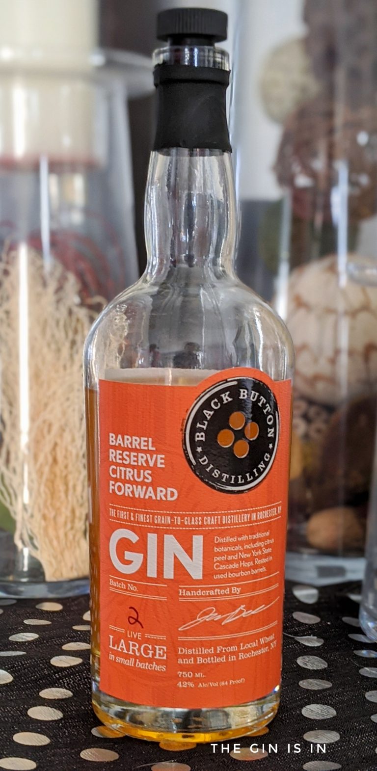 Barrel Reserve Citrus Forward Gin Expert Gin Review and Tasting Notes