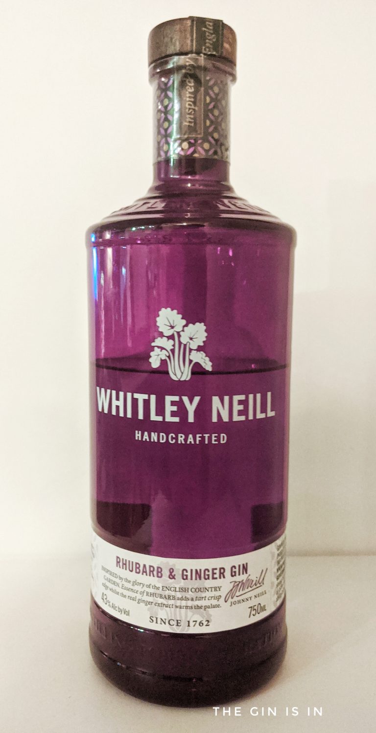Whitley Neill Rhubarb and Ginger Gin Expert Gin Review and Tasting Notes