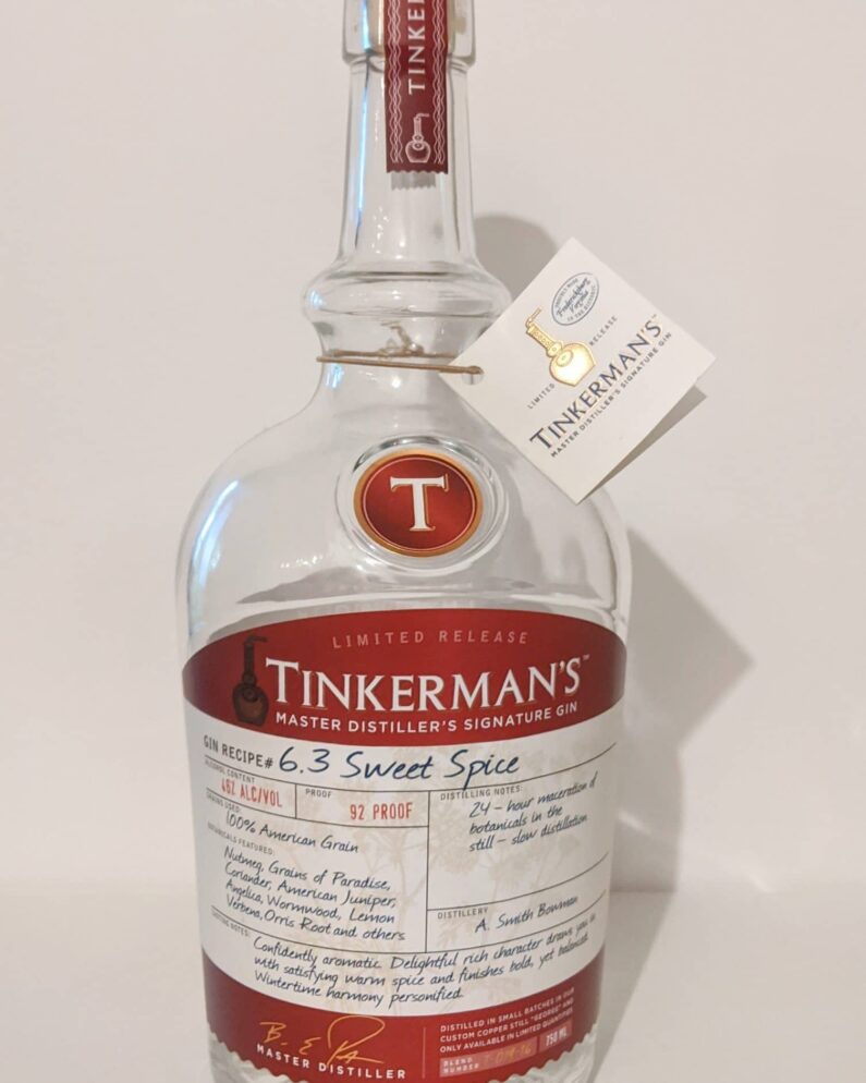 Tinkerman’s Sweet Spice Bottle