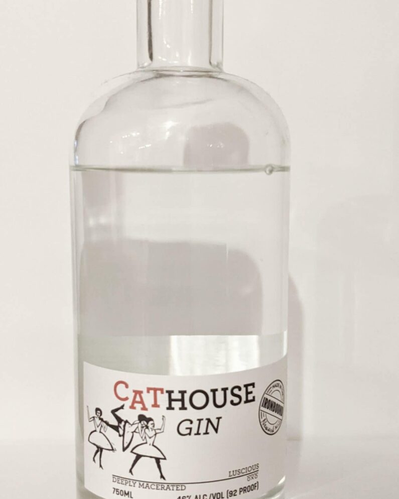 Cathouse Gin Bottle