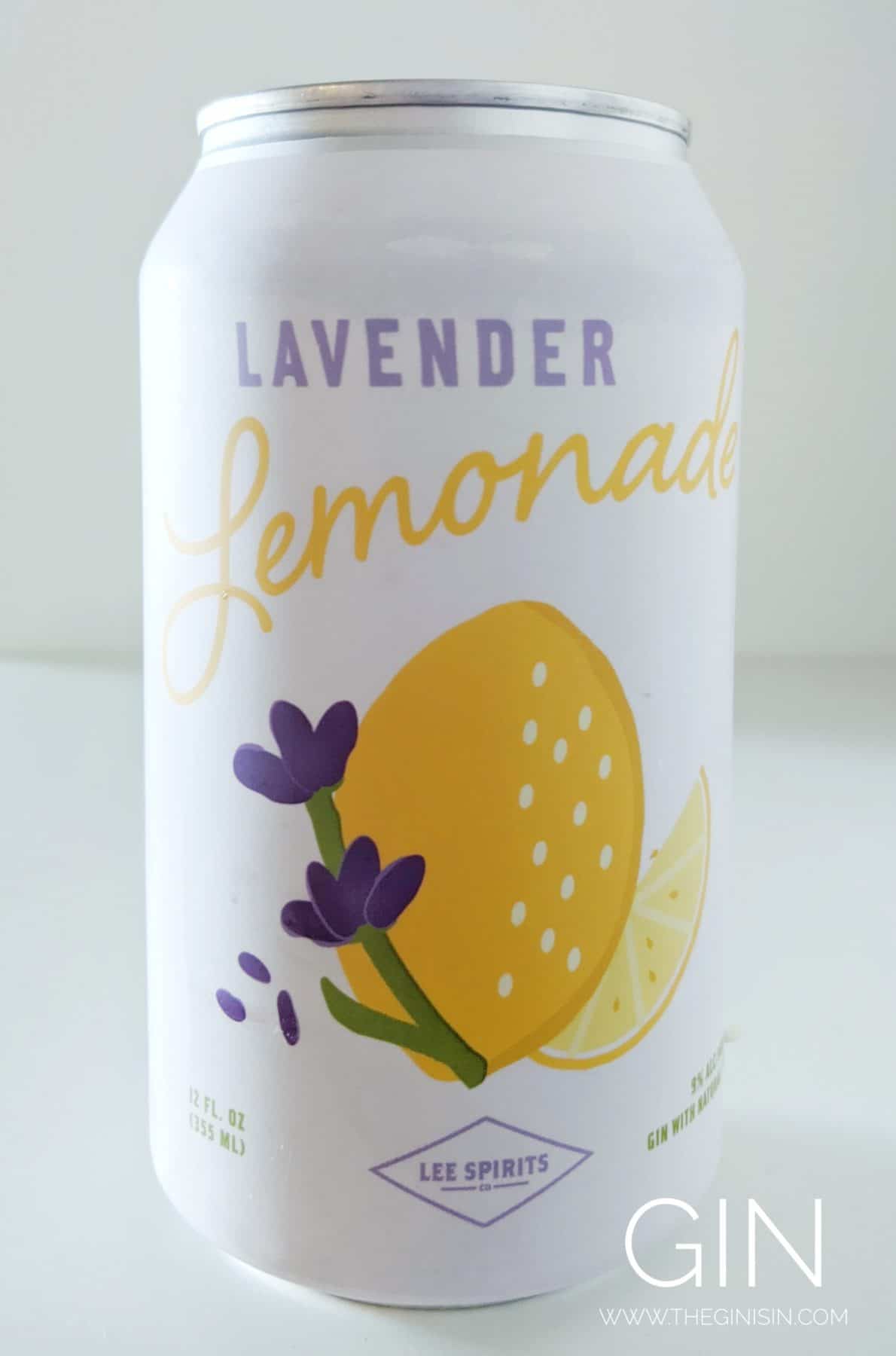 Lee Spirits Lavender Lemonade (non carbonated RTD, 9 ABV!)