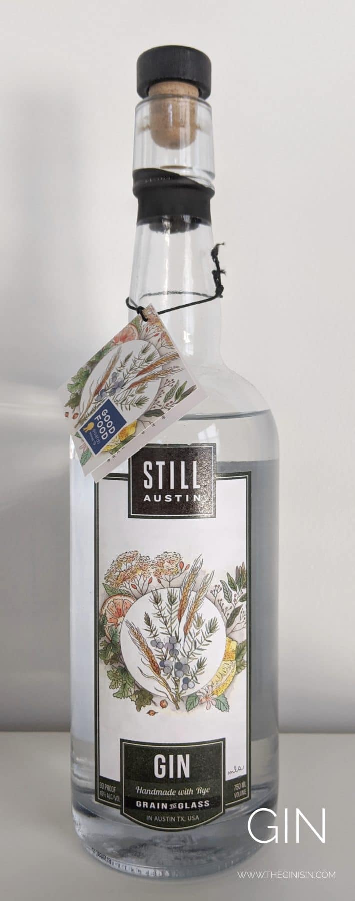 Still Austin Gin (from Texas) Review and Rating the GIN is IN