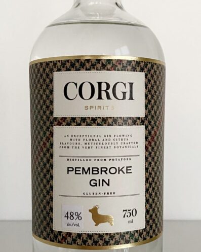 Corgi Pembroke Gin Bottle Photo