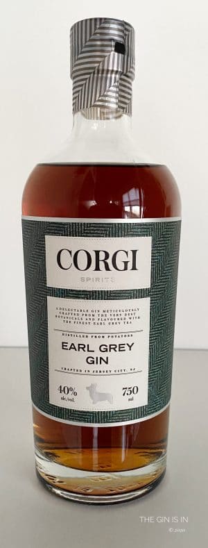 Corgi Spirits Earl Grey Gin Bottle