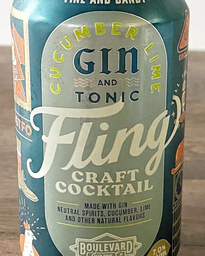 Fling Cucumber Lime Gin & Tonic