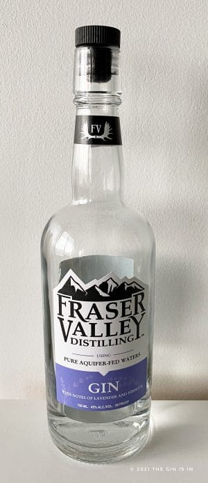 Fraser Valley Gin with notes of Lavender and Hibiscus
