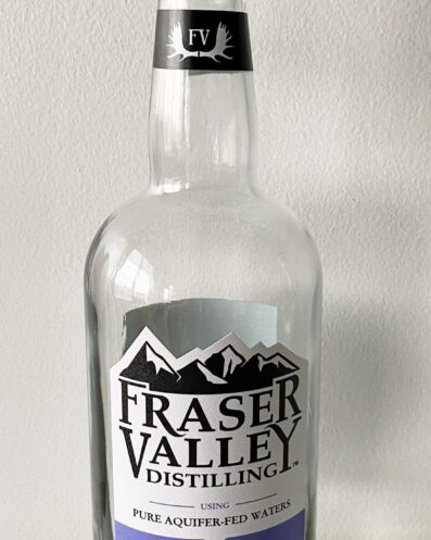 Fraser Valley Gin with notes of Lavender and Hibiscus