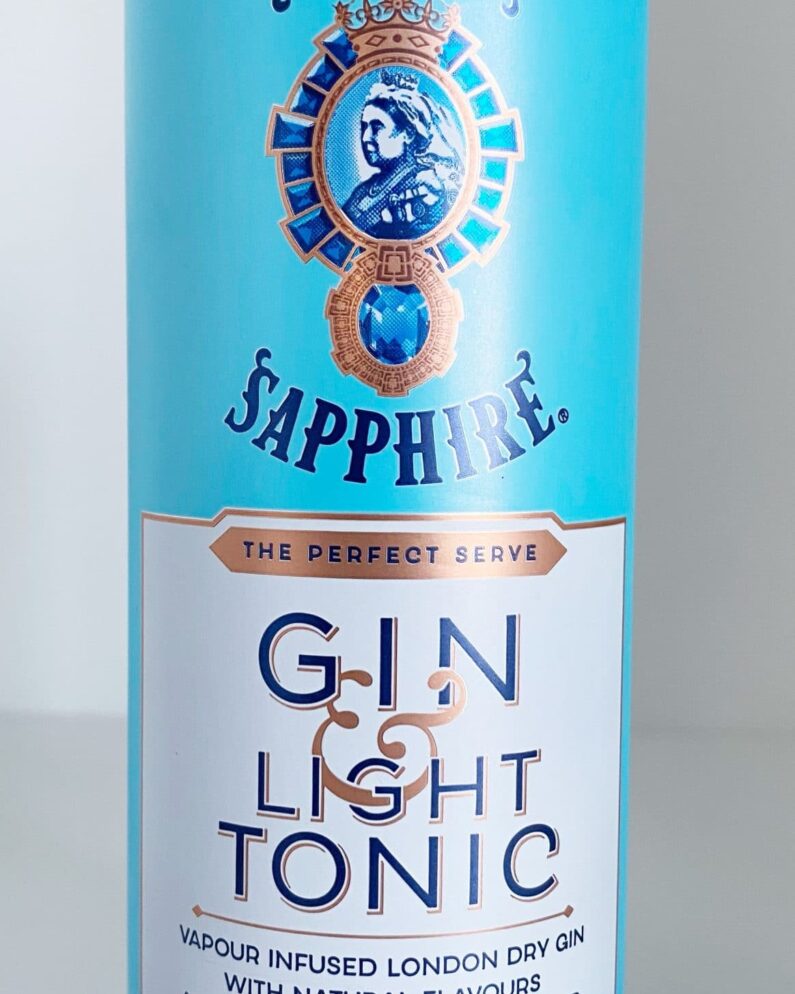 Bombay Sapphire Gin and Light Tonic