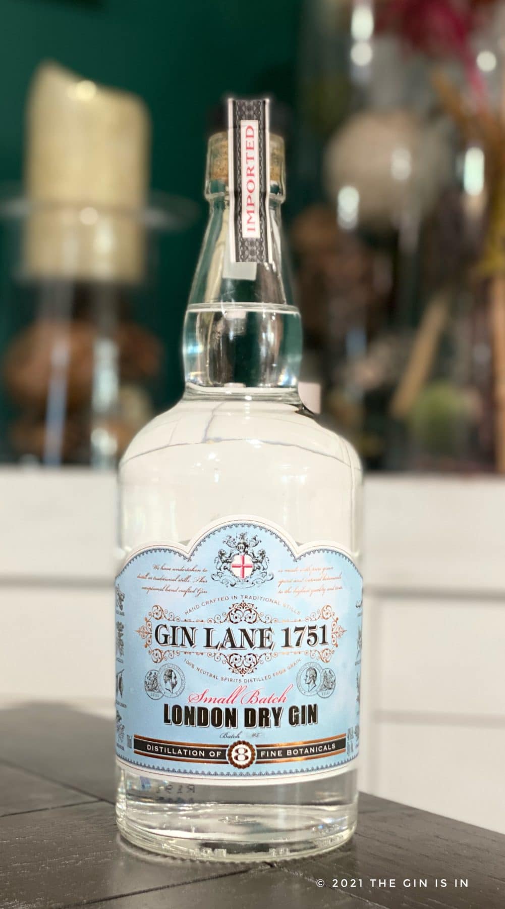Gin Lane 1751 Expert Gin Review and Tasting Notes