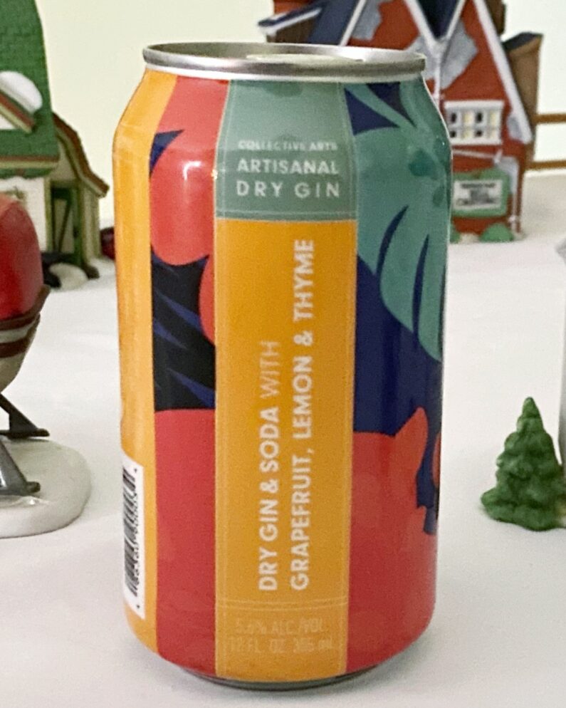 Collective Arts Dry Gin and Soda