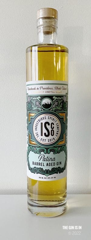 Patina Barrel Aged Gin Bottle