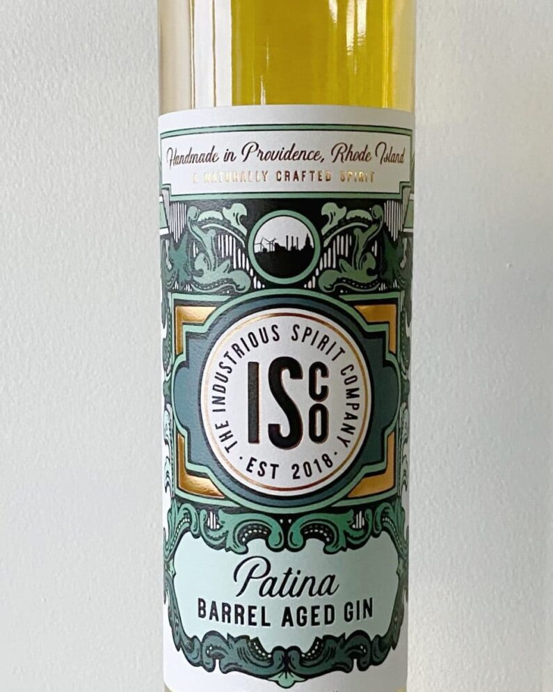 Patina Barrel Aged Gin Bottle