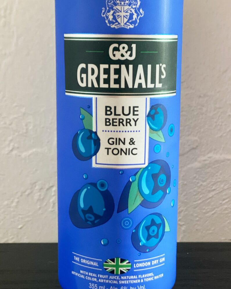 Blueberry Gin and Tonic