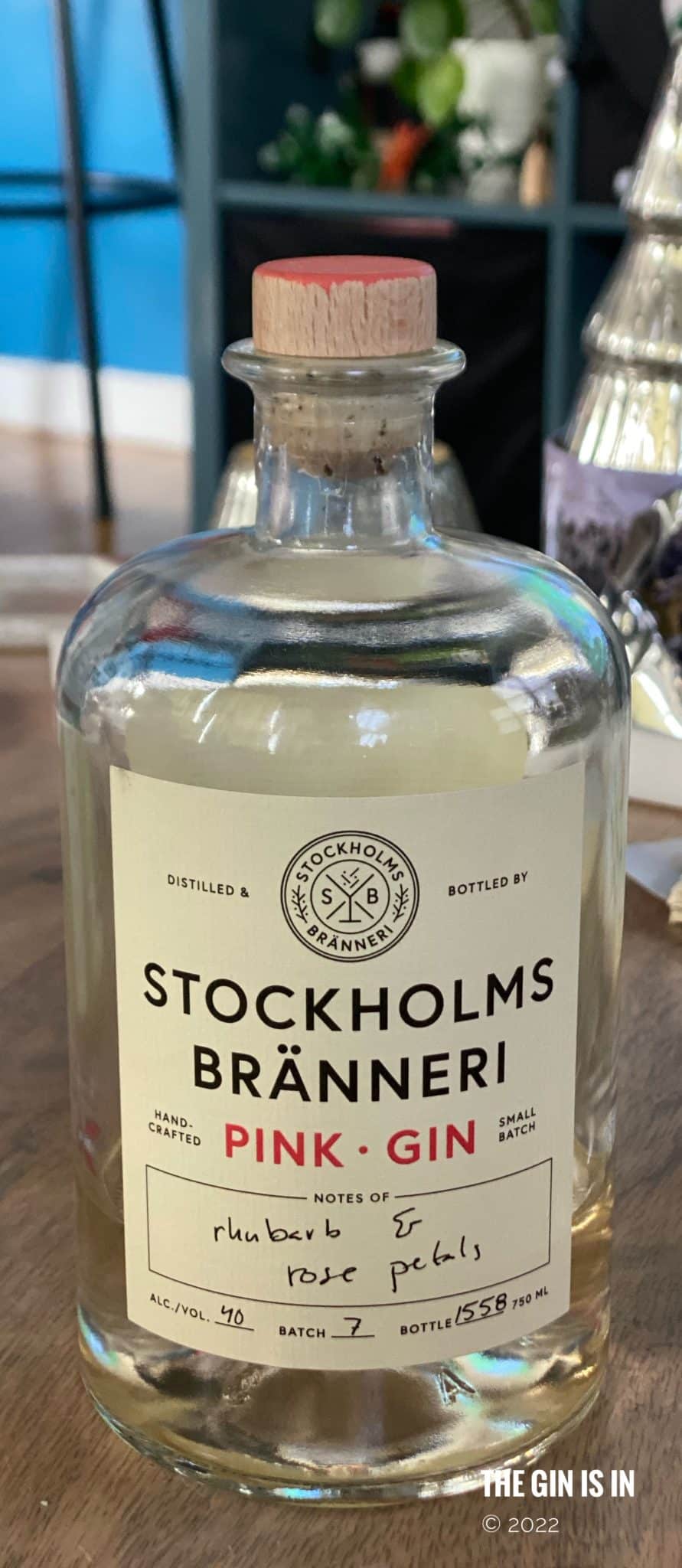 Stockholms Bränneri Pink Gin Expert Gin Review and Tasting Notes