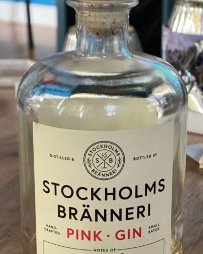 Stockholms Bränneri Pink Gin bottle