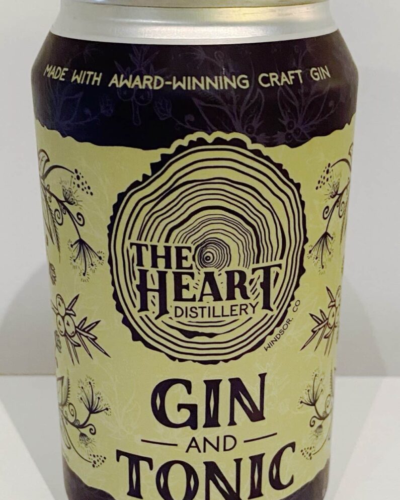 The Heart Distillery Gin and Tonic Can