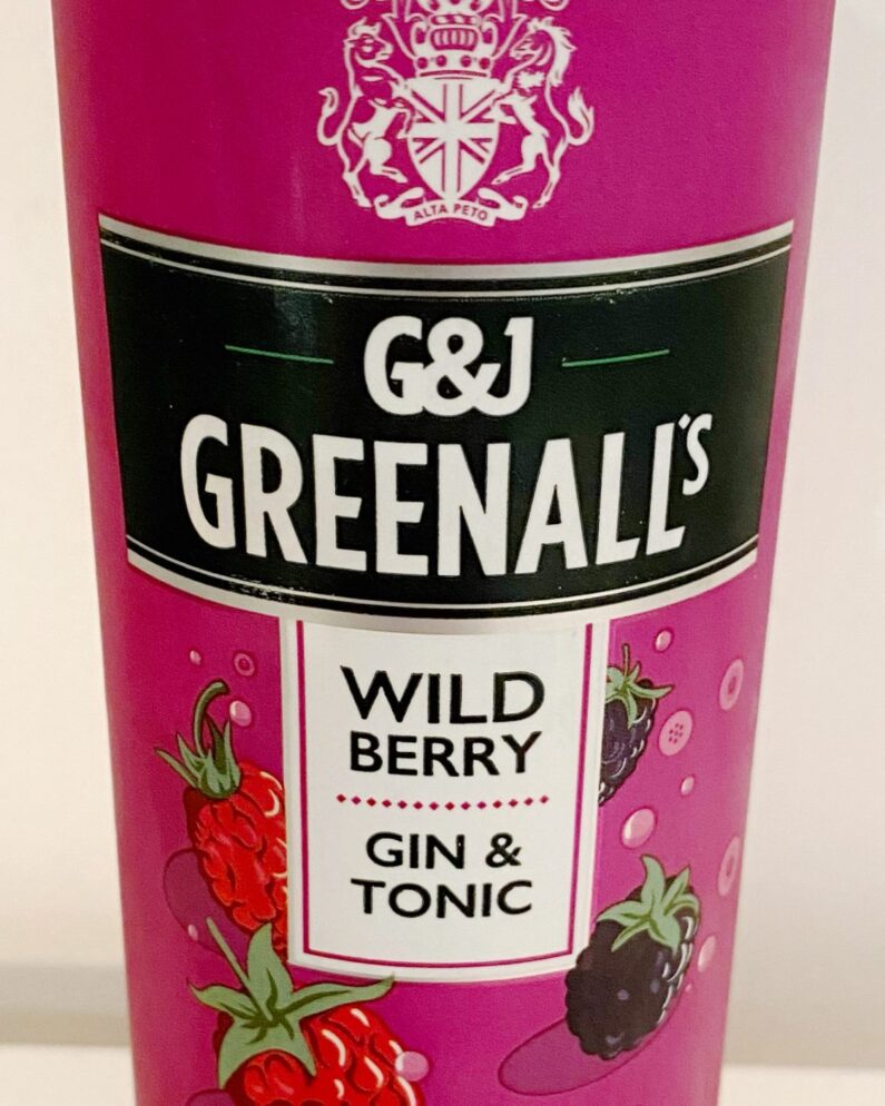 Greenall's Wild Berry Gin and Tonic Can
