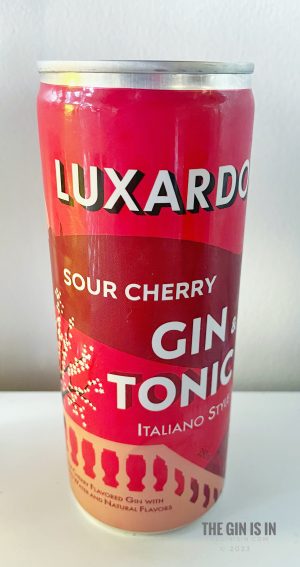 Sour Cherry Gin and Tonic Can