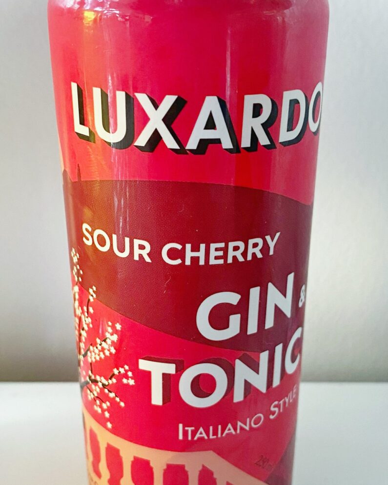 Sour Cherry Gin and Tonic Can