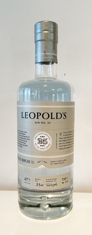 Leopold's Gin No. 25 Bottle