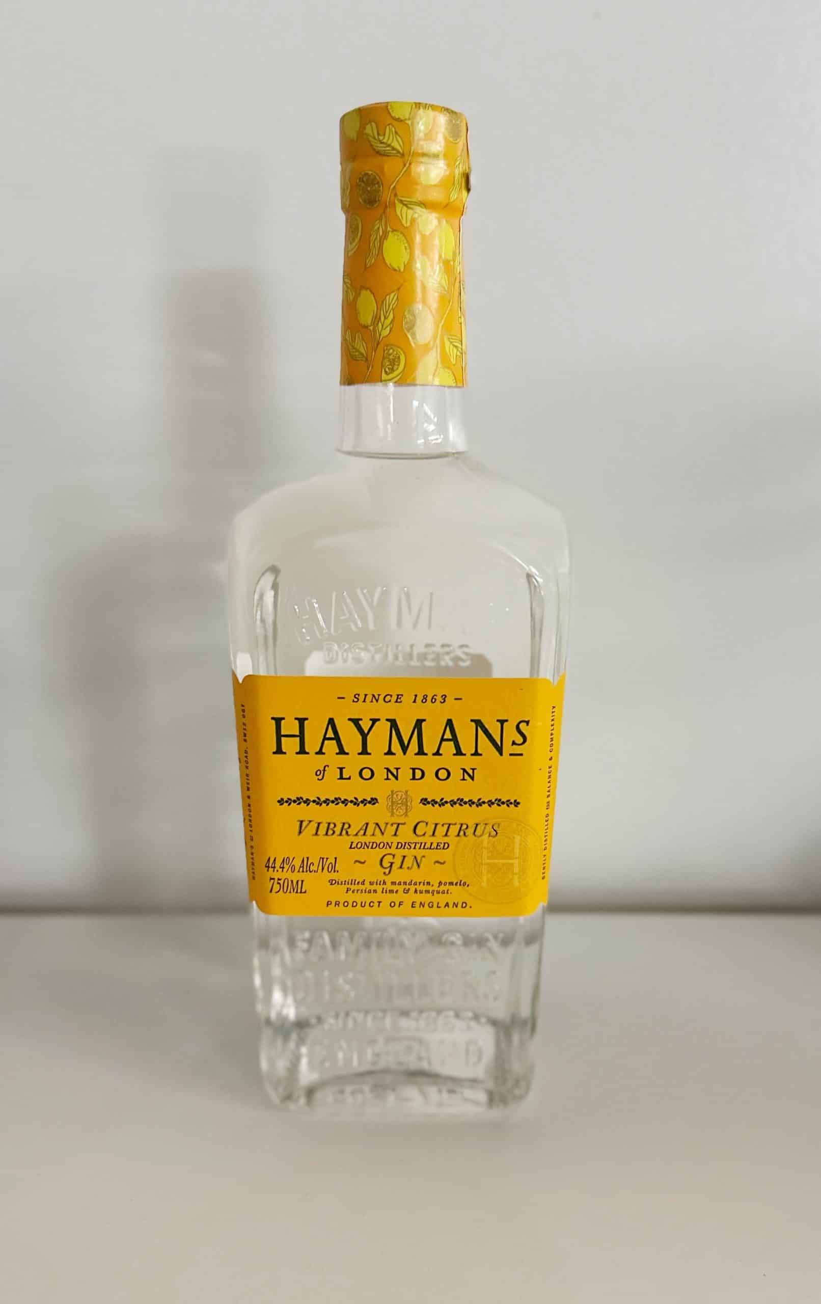 Hayman's Vibrant Citrus Gin | Gin Review, Tasting Notes and