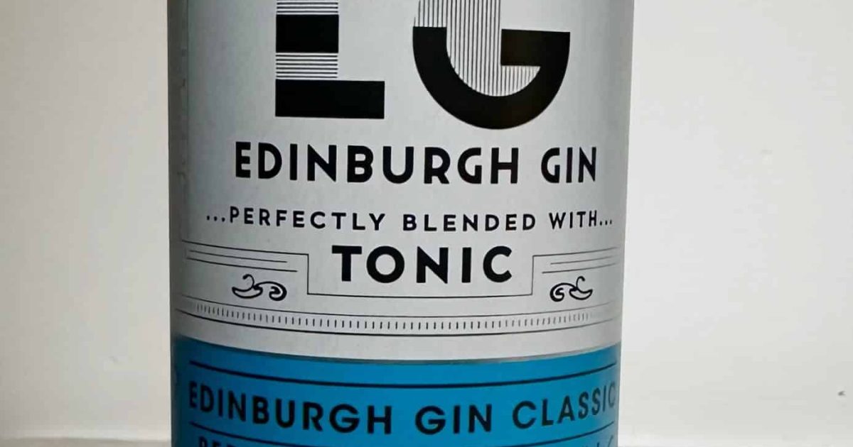 Edinburgh Gin and Tonic RTD Review and Tasting Notes