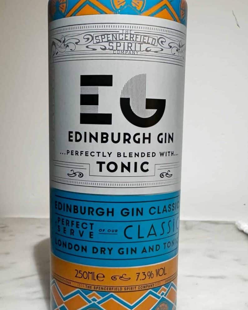 Edinburgh Gin and Tonic Can